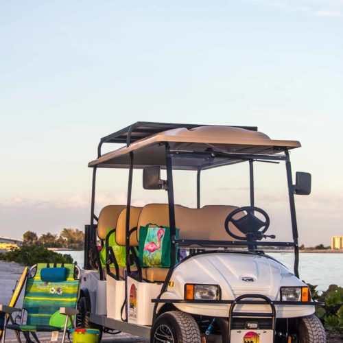 Sanibel Carts 6-Seater Beach Gear